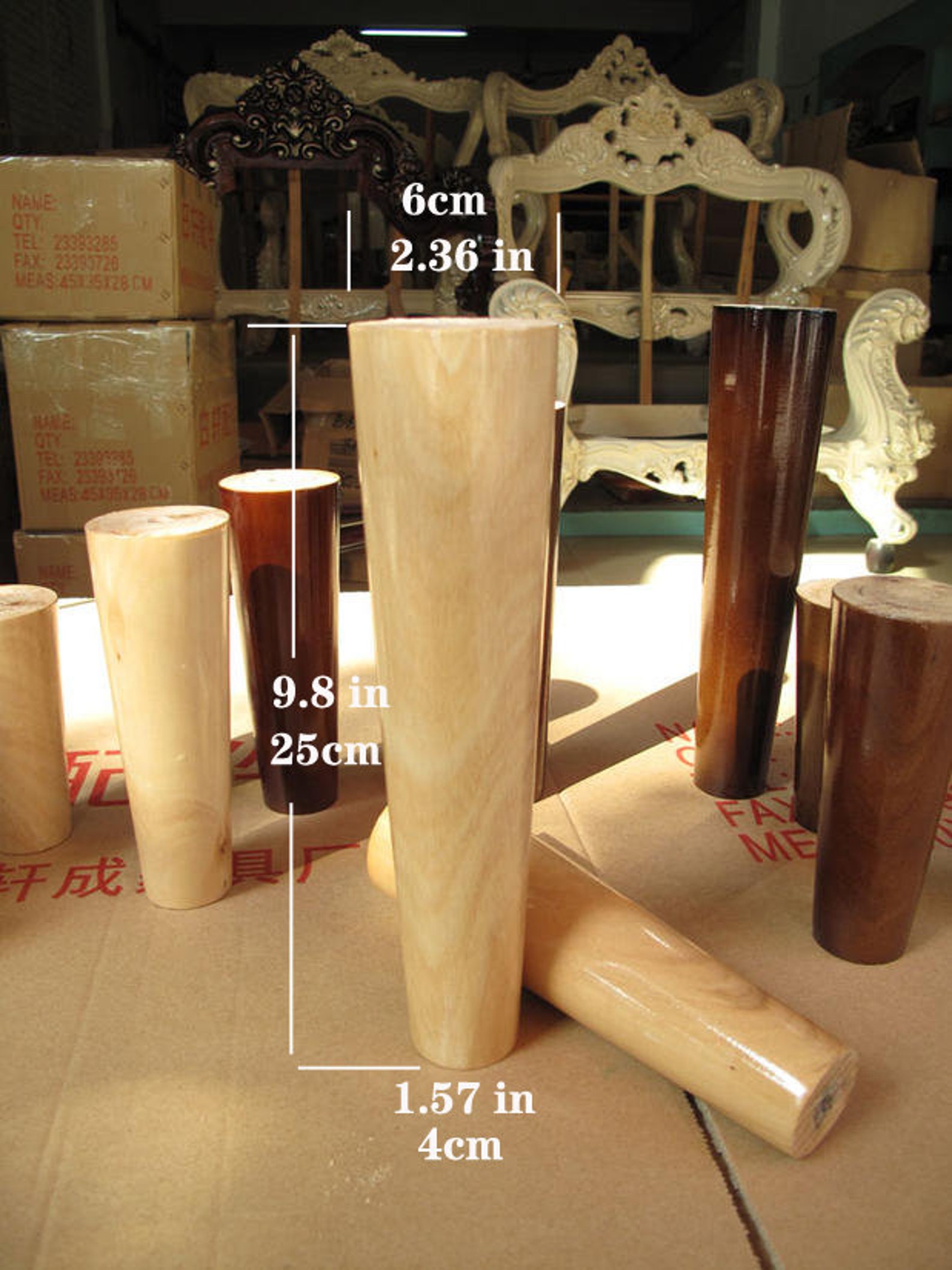 4PCS 4.7 12cm Solid Wood Furniture Legs Dresser Legs Sofa Etsy