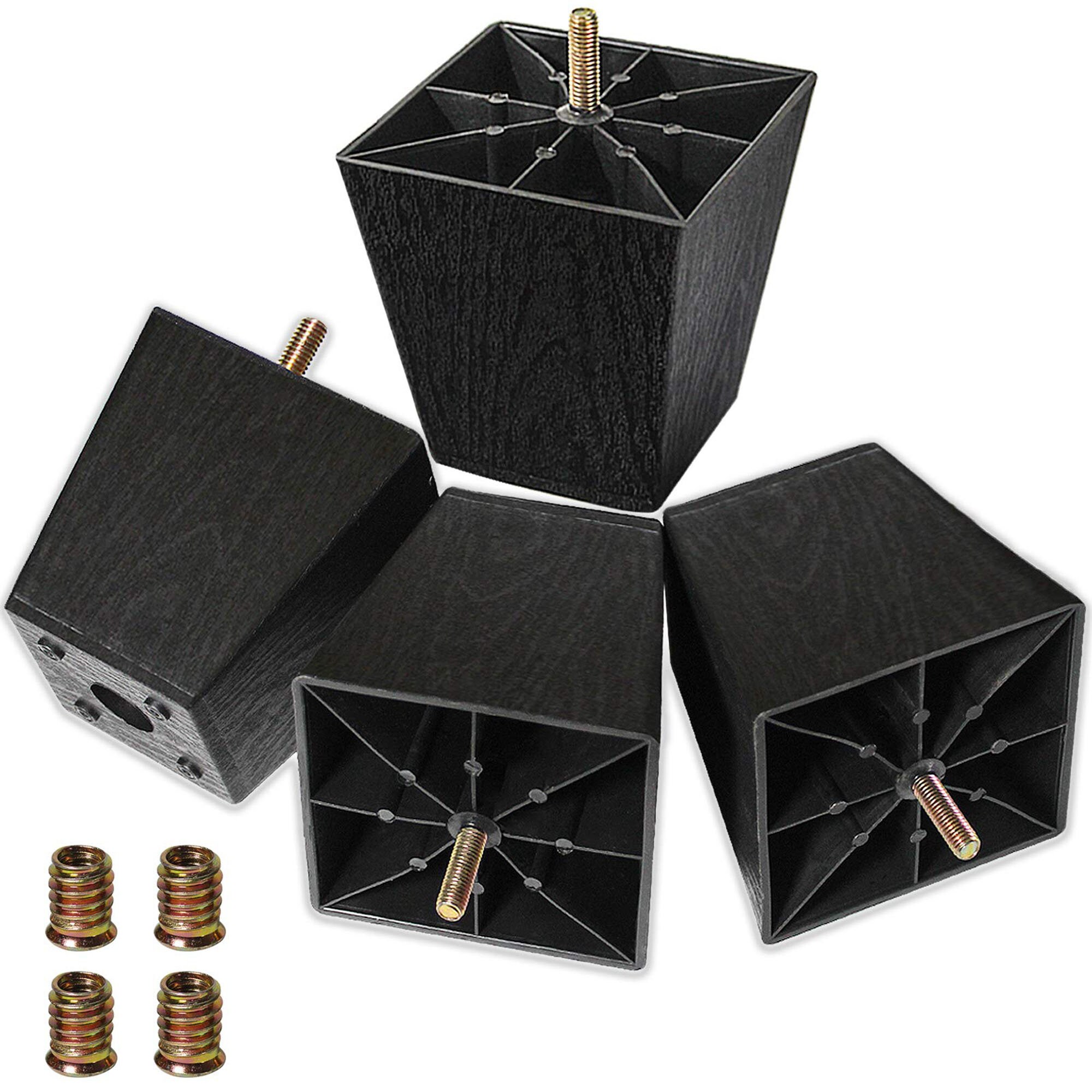 Sofa Legs 4 Inch Plastic Couch Legs Replacement Furniture Legs Etsy