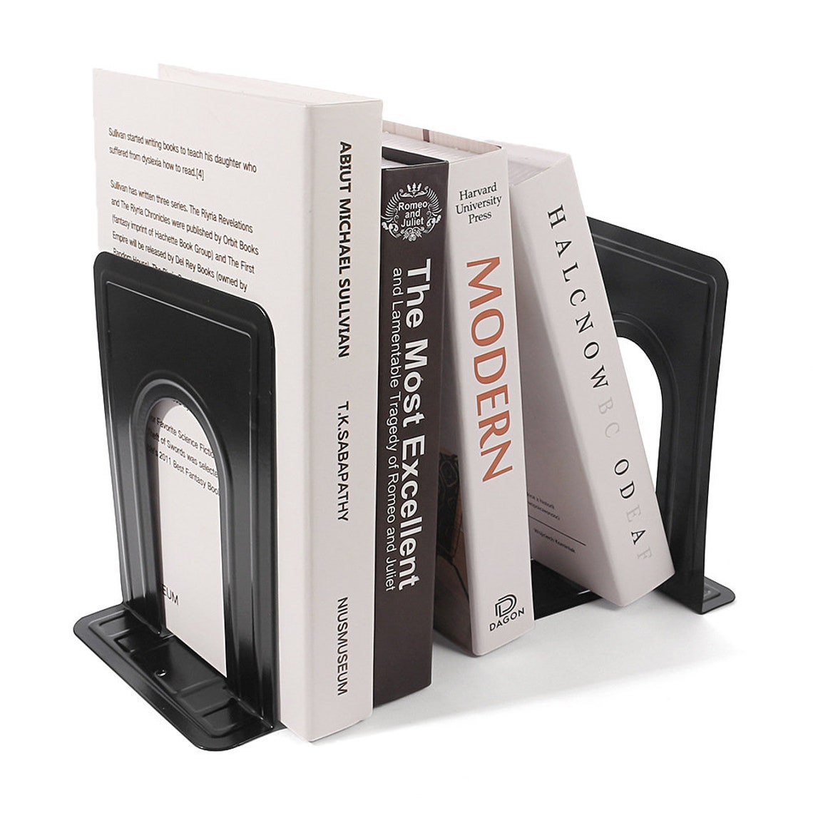 5x6.7black Book Ends Metal Bookends Book Ends Etsy
