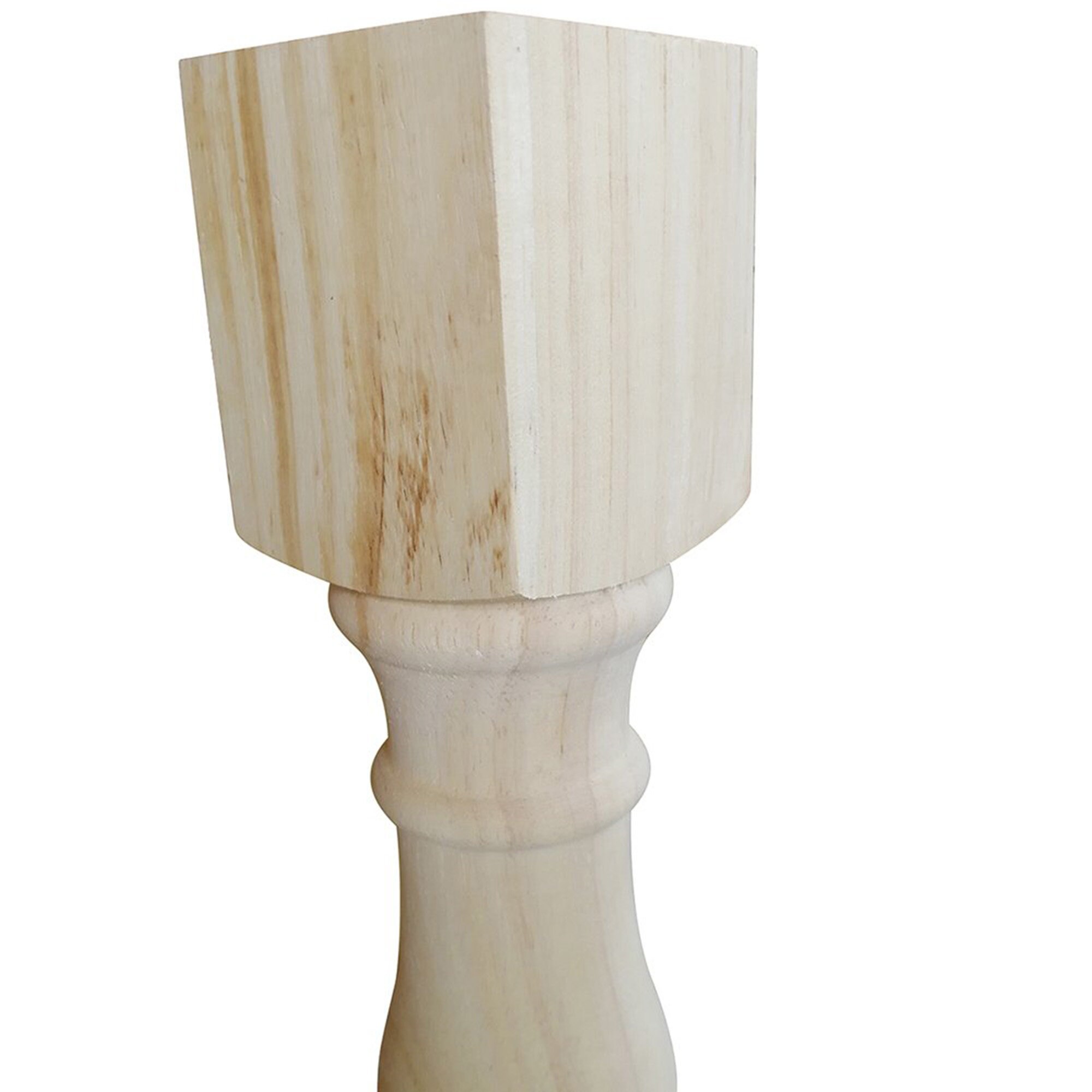 14 Solid Unpolished Rubberwood Furniture Legs Etsy