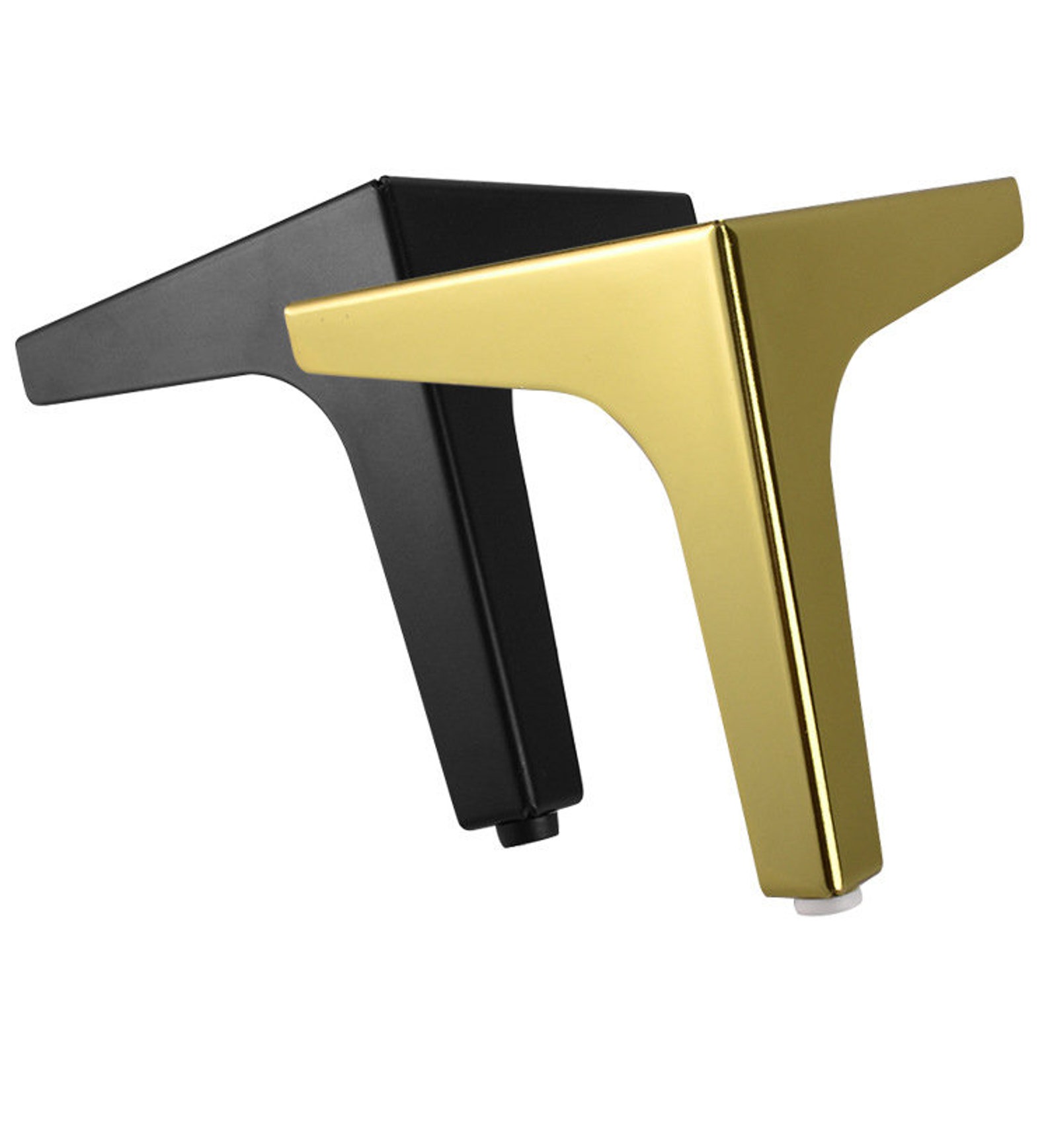 Triangle Furniture Legs 4inch 6.6inch Modern Metal Table Legs Etsy