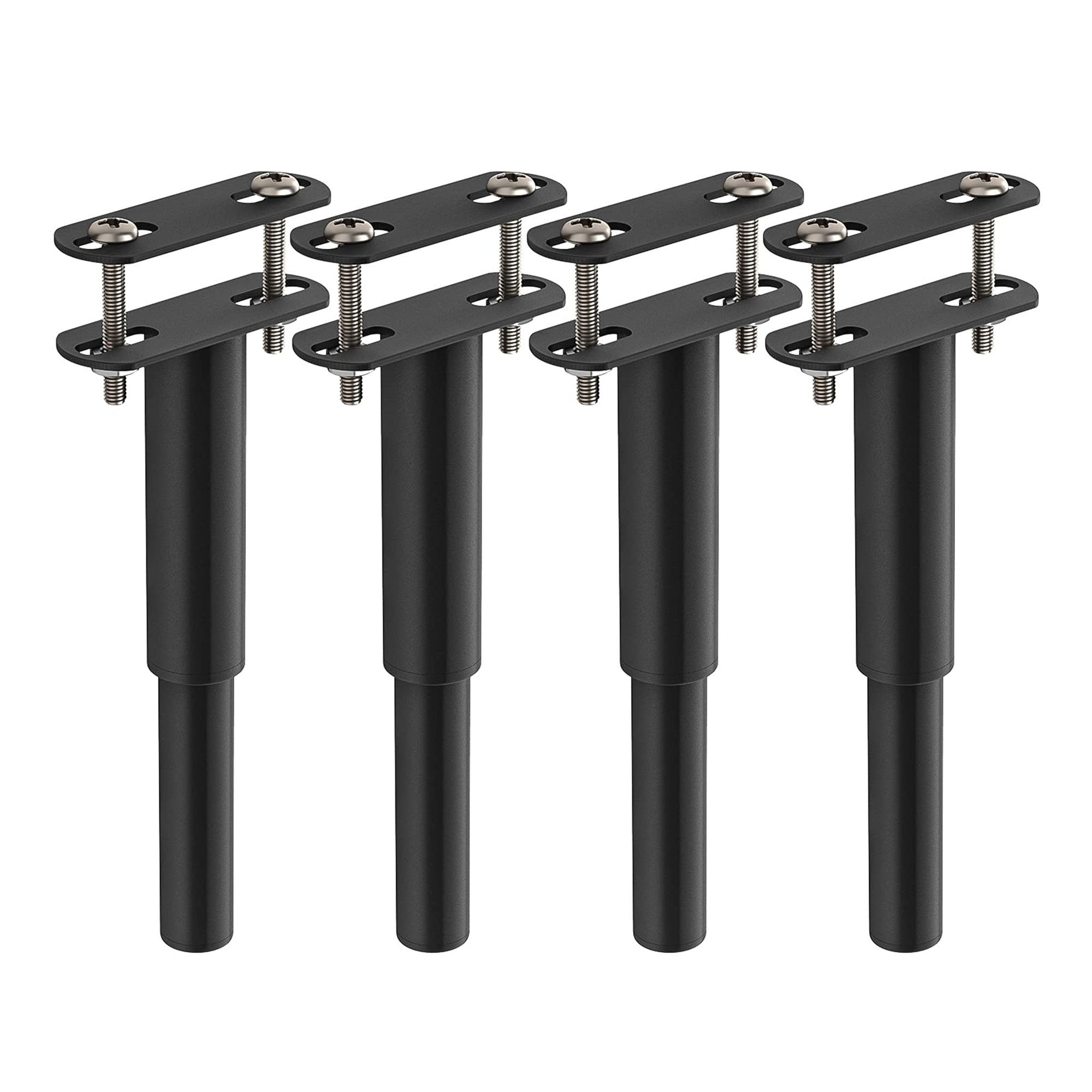 Adjustable center support system outlet for bed