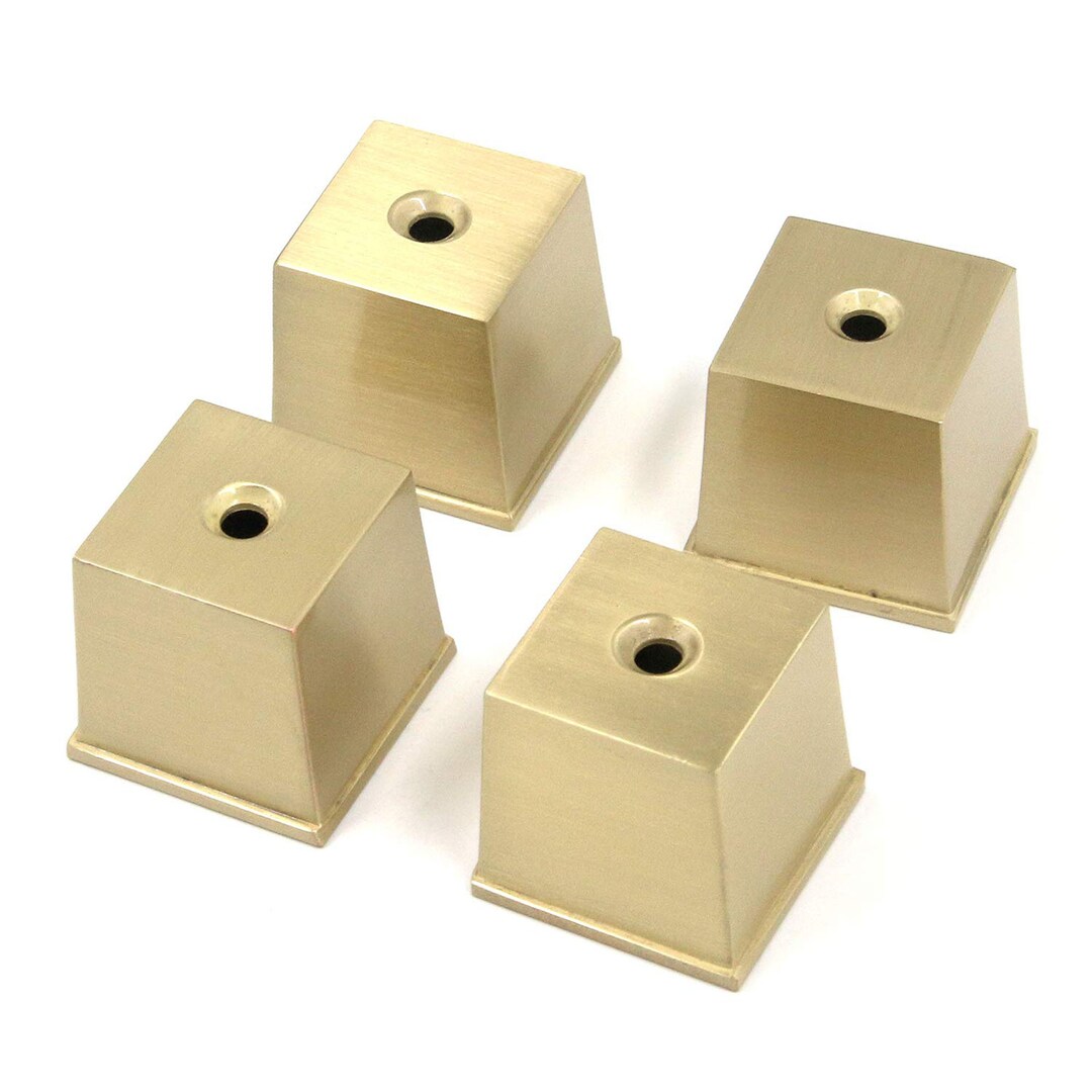 4piece Table Foot Cover 2.54 X 2.54 Cm Square Furniture Leg Cover