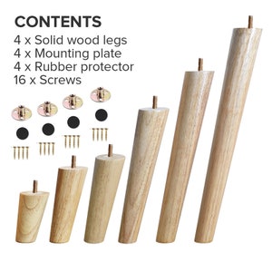 Armchair legs replacement online