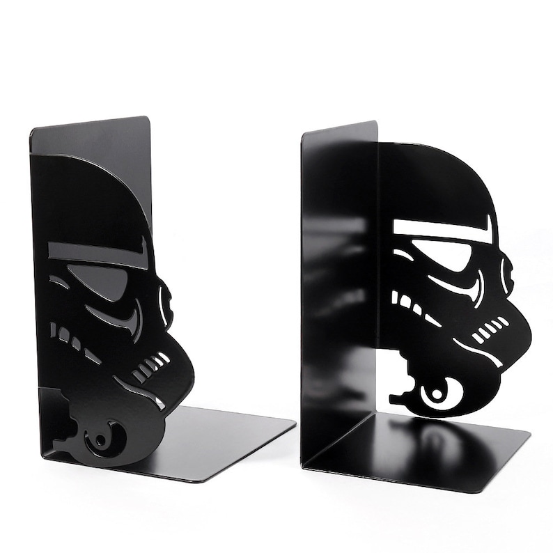 1 pair Star Wars bookshelf yoda bookcase Book Ends Creative Etsy