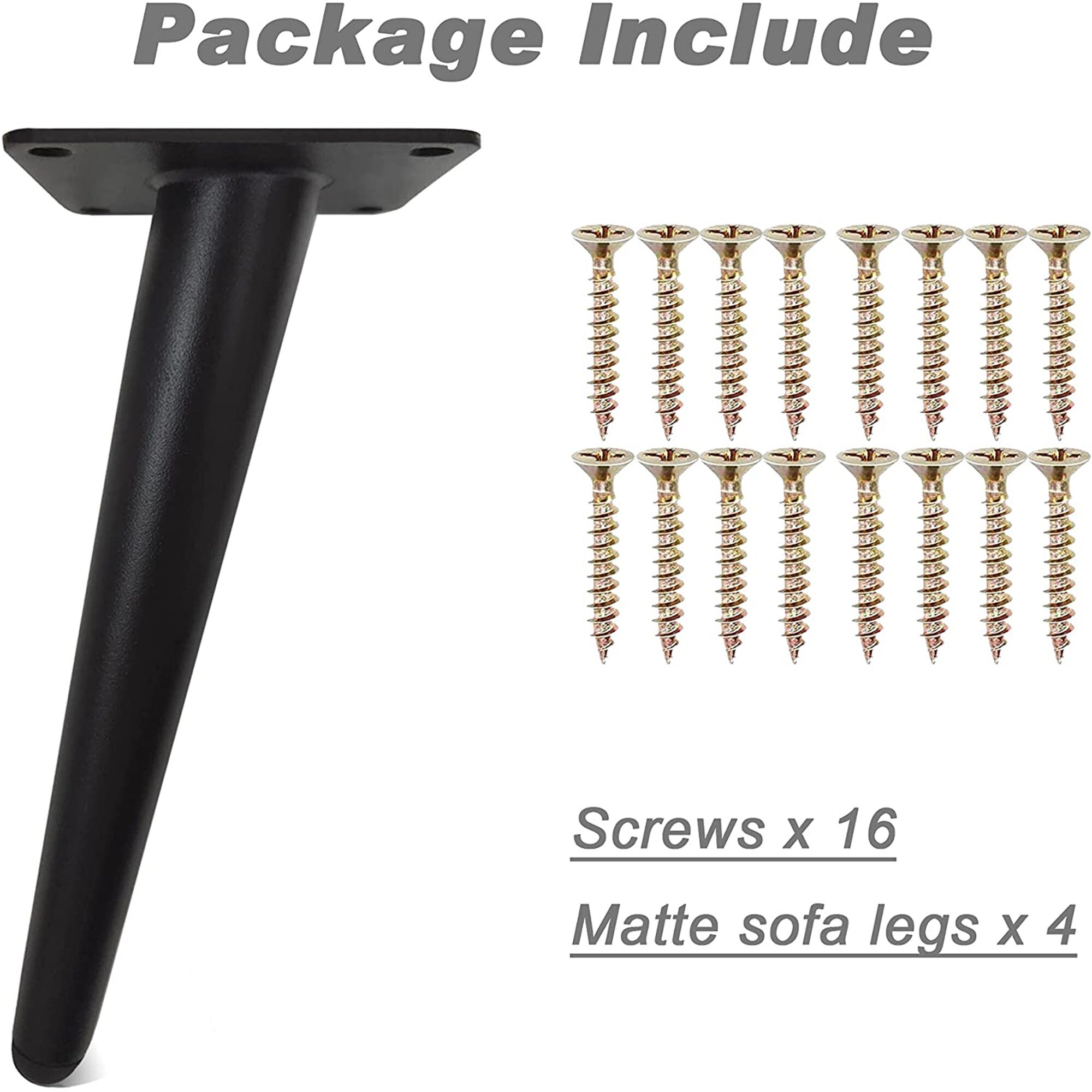 Patas de muebles metálicos 4PC mesa de centro de estilo | Etsy