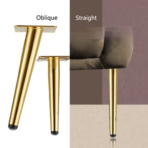 Furniture Cabinet Legs Kitchen Feet Black Golden Furniture Foot For Furniture DIY Home Pack of 4 + 16x Screws