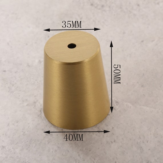 1pc Pure Copper Foot Cover Brass Leg Cover Round Furniture Leg