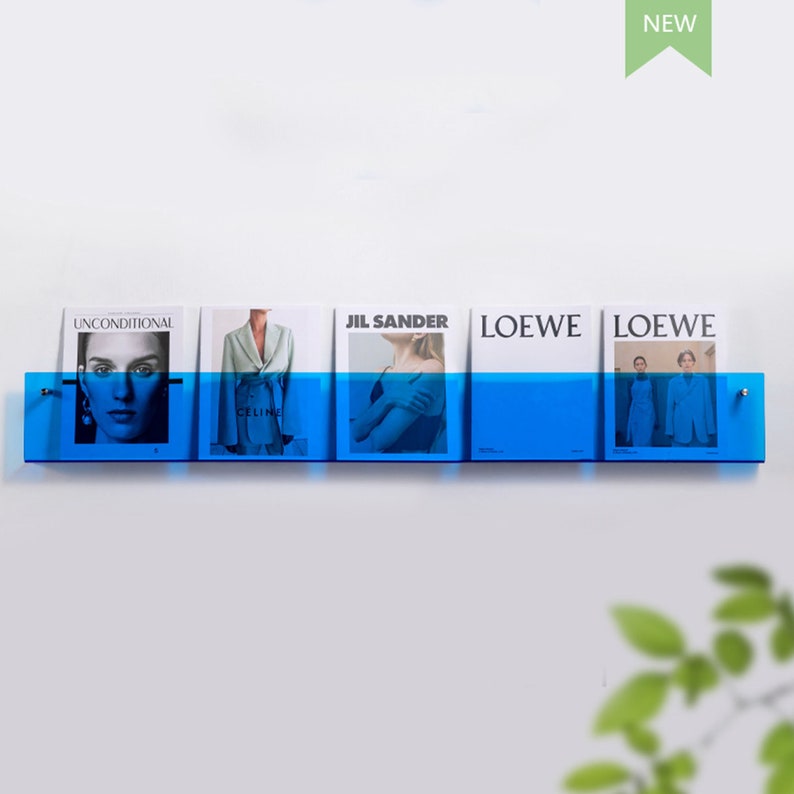 Hanging Bookshelf Magazine Rack Literature Storage Rack Etsy