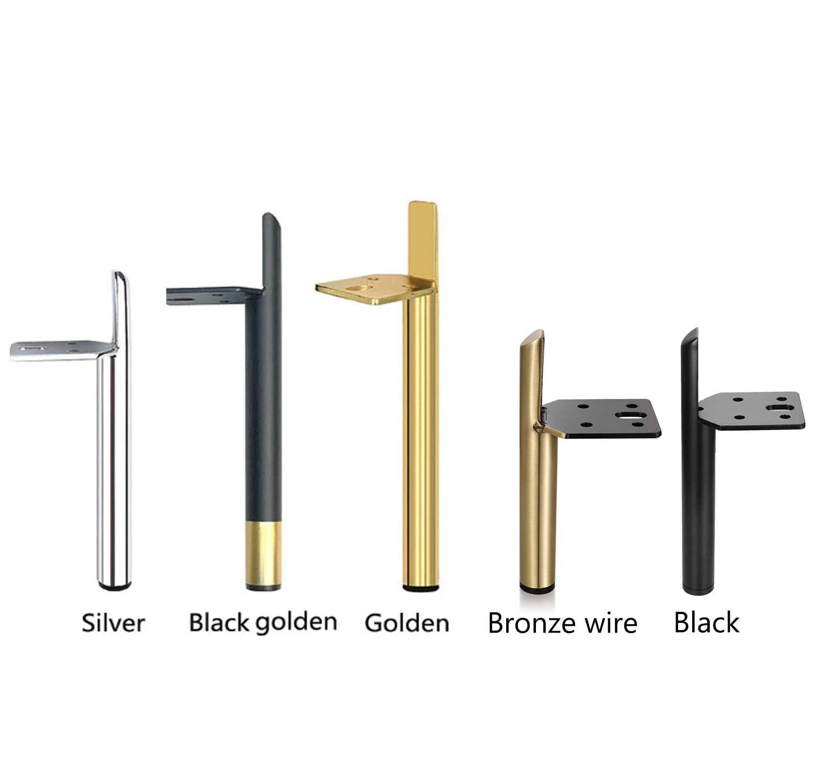 4PC Metal Furniture Legs Modern Style Coffee Table Sofa Feet Etsy Canada