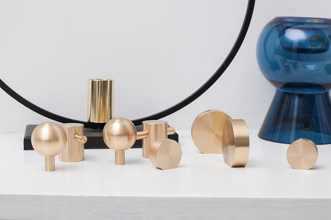 Maniglie Per Mobili In Ceramica Gialla - Conchiglia, Confezione 8 Pezzi, Con Viti, Per Camera