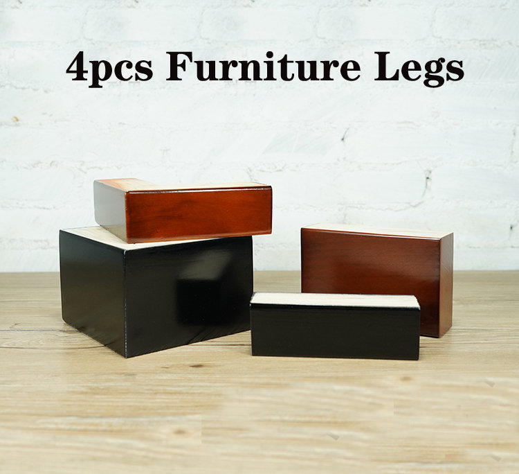 4PCS 2 Wood Furniture Legs Wooden L shape Legs For Etsy