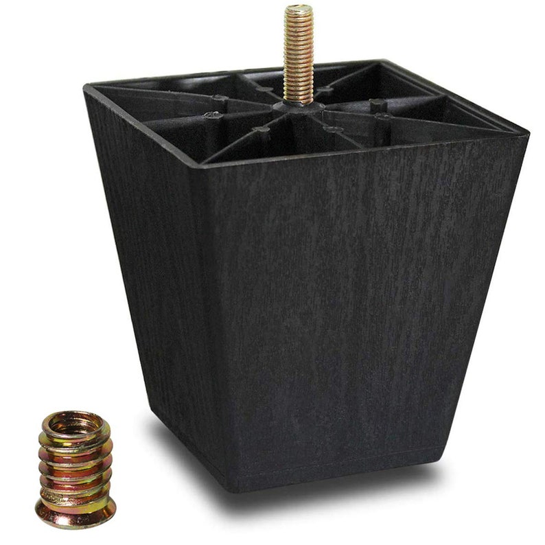 Sofa Legs 4 Inch Plastic Couch Legs Replacement Furniture Legs Etsy