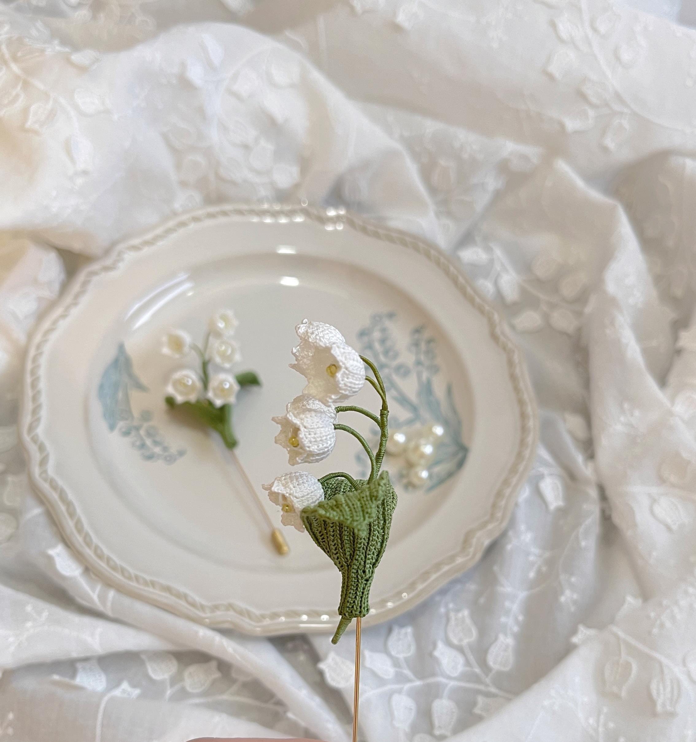 Broche Vintage Muguet Hans Przyrembel - Argent 835 - Occasion