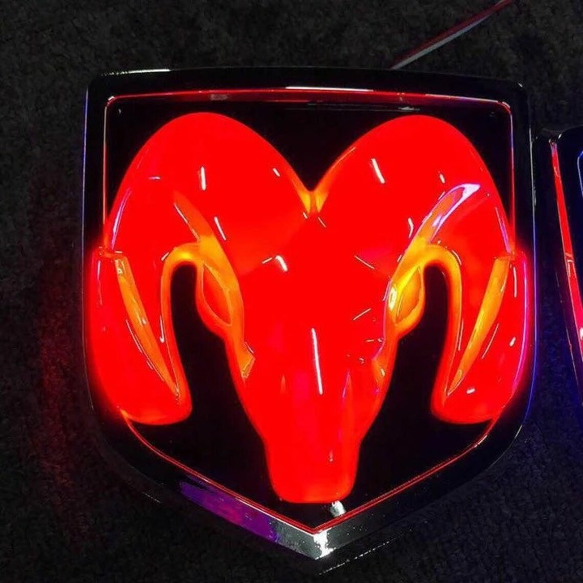 Dodge Ram 4D Full LED Illuminated Glow Badge Light Emblems Etsy