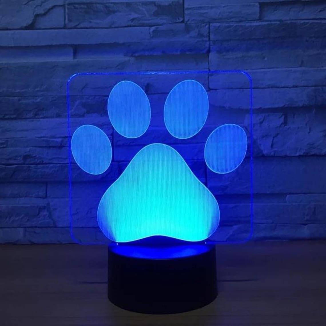Tier Hund Pfote Neon Stil LED beleuchtet Etable Lampe Lichter Etsy