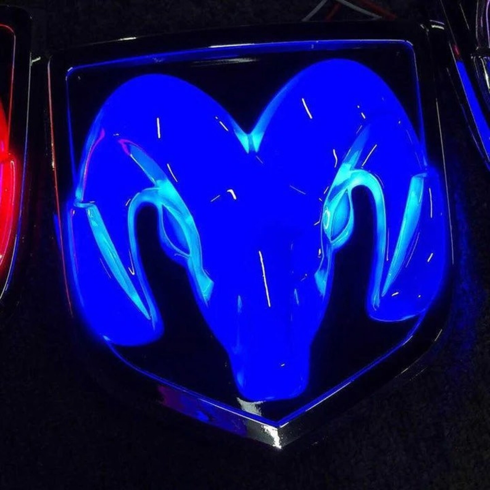 Illuminated Dodge Ram Emblems