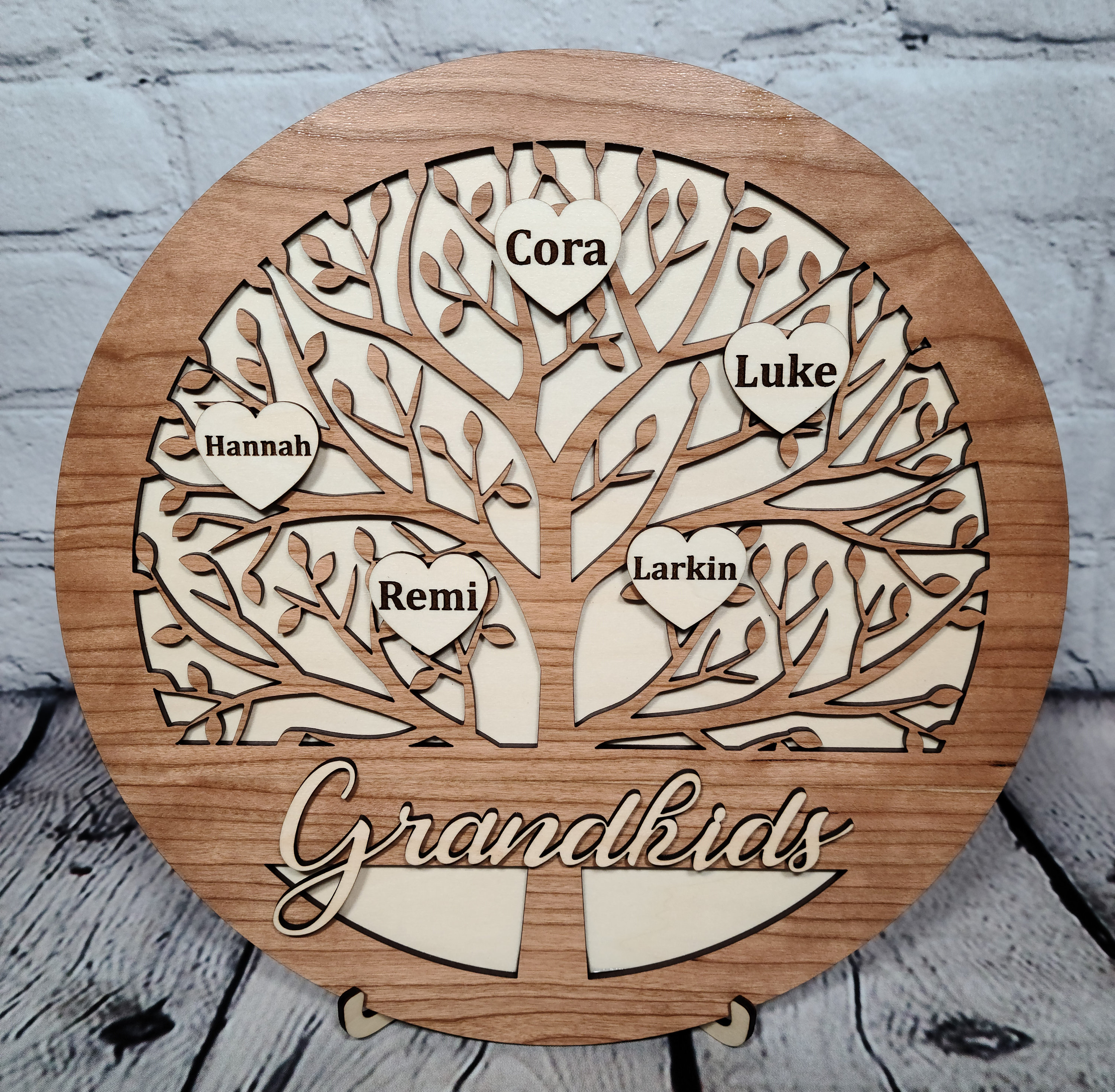 Grandkids Family Tree-Family Tree-Grandkids-Tree-Home | Etsy