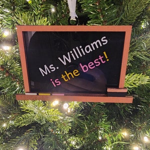 Teacher Ornament-Personalized Teacher Ornament-Personalized Teacher Christmas Ornament-Teacher Gift-Personalized-Christmas Ornament-Ornament