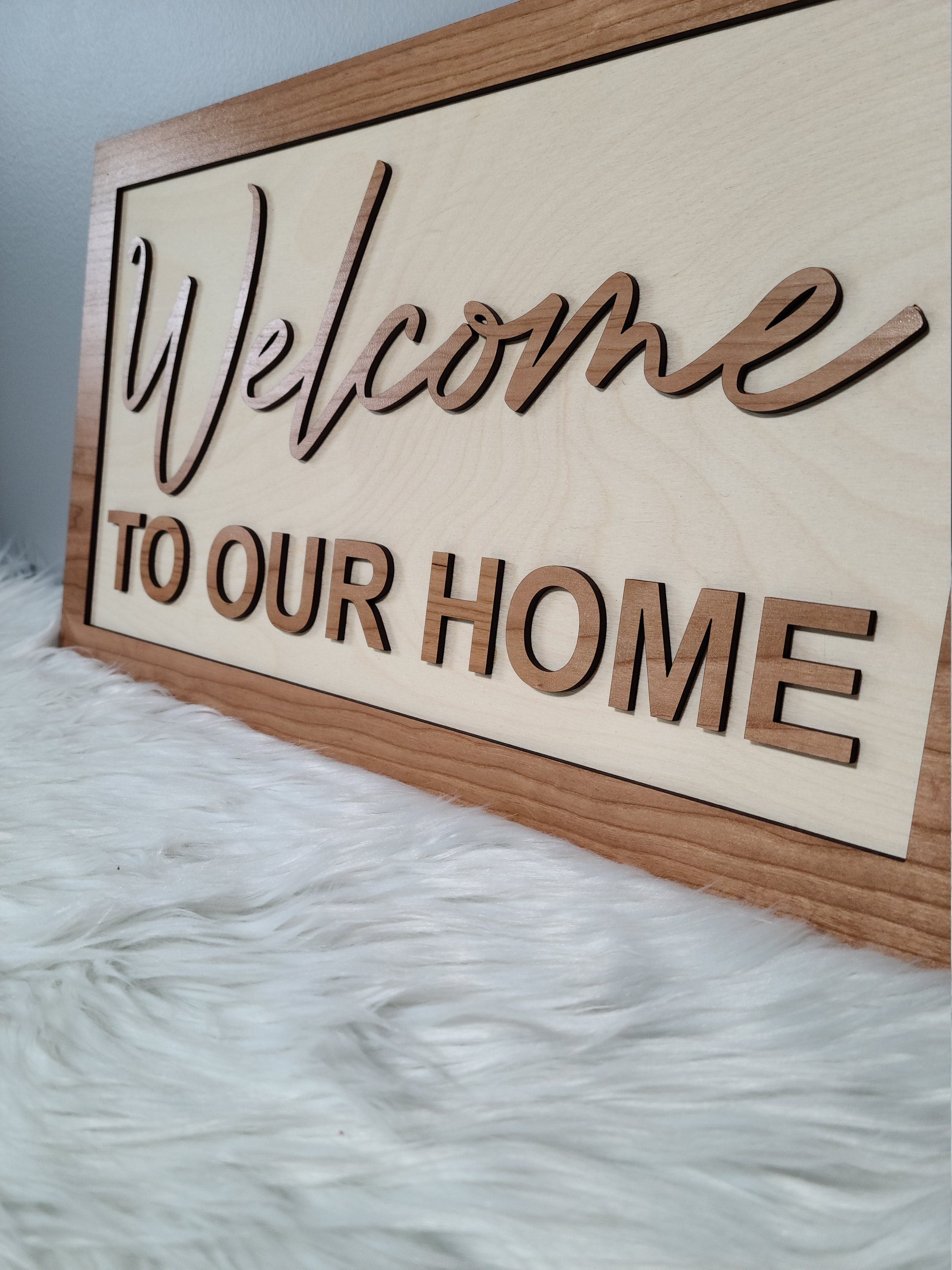 Welcome to Our Home Sign-Welcome Sign-Home Decor-Sign-Our | Etsy