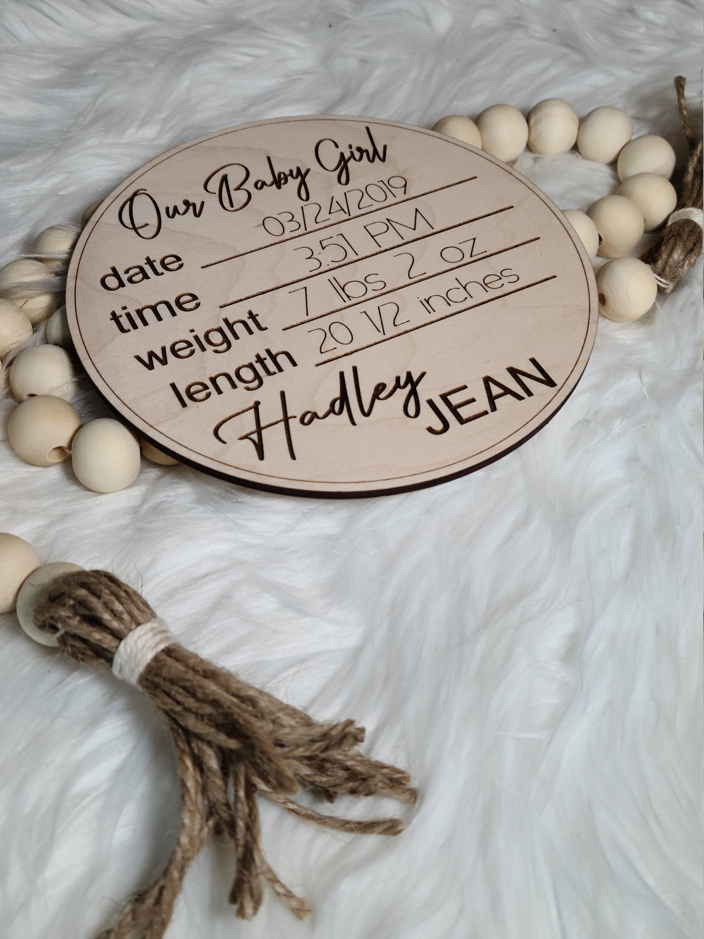Birth Announcement SignBirth AnnouncementBirth SignBaby Boy Etsy