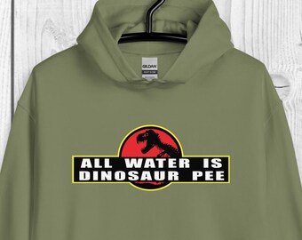 Dinosaur Pee Hoodie: Funny T-Rex Sweatshirt