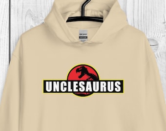 Unclesaurus Dinosaur Hoodie: Funny Uncle T-Rex Sweatshirt