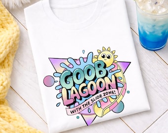 Goob Lagoon T-shirt: Waterpark with the Slide Zone I Survived Shirt & Hoodie