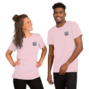 Goob Lagoon Staff-T-shirt: waterpark met het Slide Zone-gamingshirt Roze