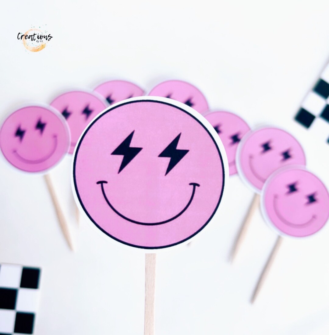 One Happy Babe Birthday, One Happy Babe Cupcake Topper, One Happy Girl ...