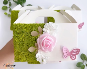 Fairy Party Decorations, Butterfly Favor Box, Enchanted treat box
