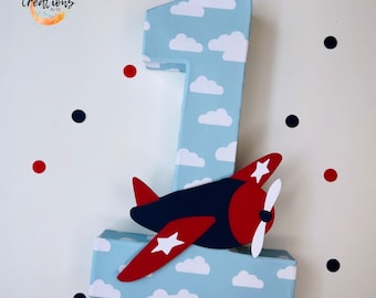 Airplane Birthday, airplane Party Centerpiece