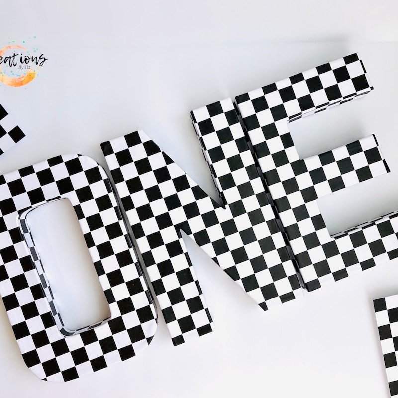 Retro Racing Checkers Checker Centerpieces - Etsy
