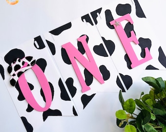Cowgirl party decorations, my first rodeo birthday, pink rodeo banner