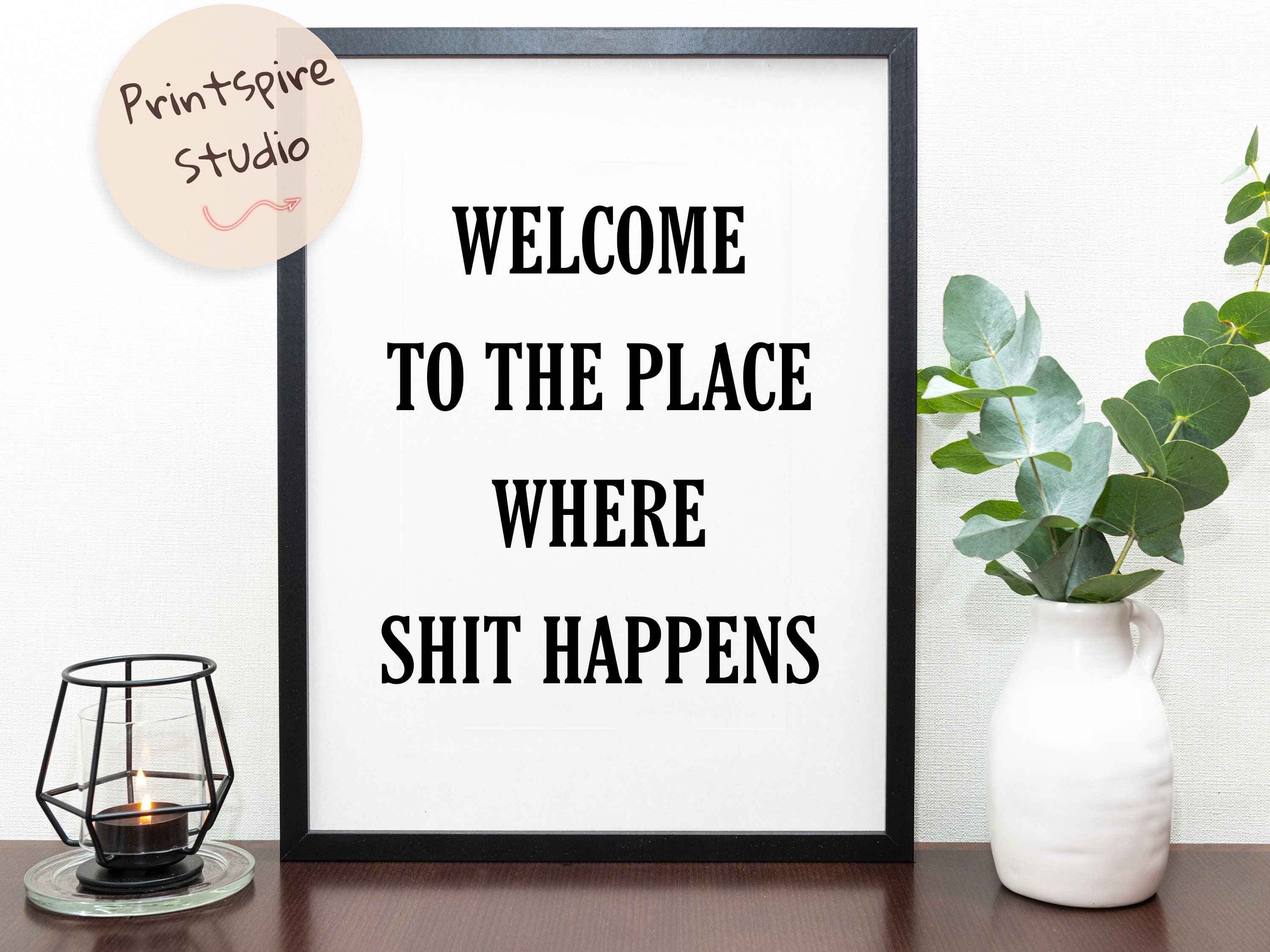 Druckbares Badezimmer Zitat Lustige Typografie Druck Sofort | Etsy