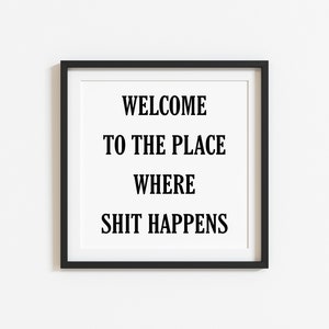 Druckbares Badezimmer Zitat Lustige Typografie Druck Sofort | Etsy