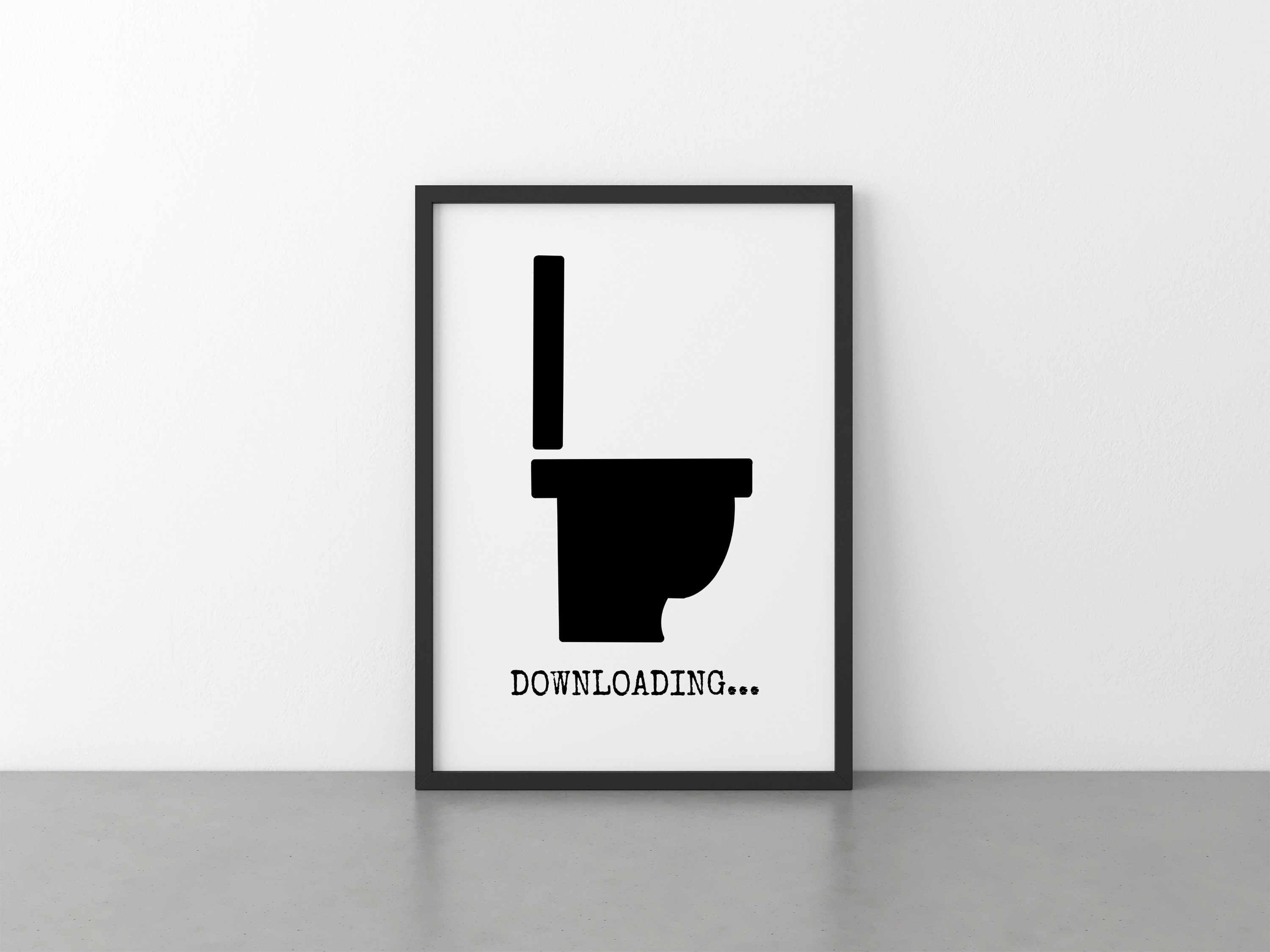 Druckbares Badezimmer Zitat Lustige Typografie Druck Sofort | Etsy