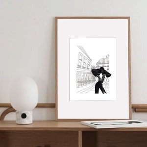 The Parisian woman, limited edition illustration