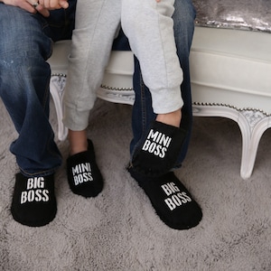 Father Son Matching Slippers Etsy Australia