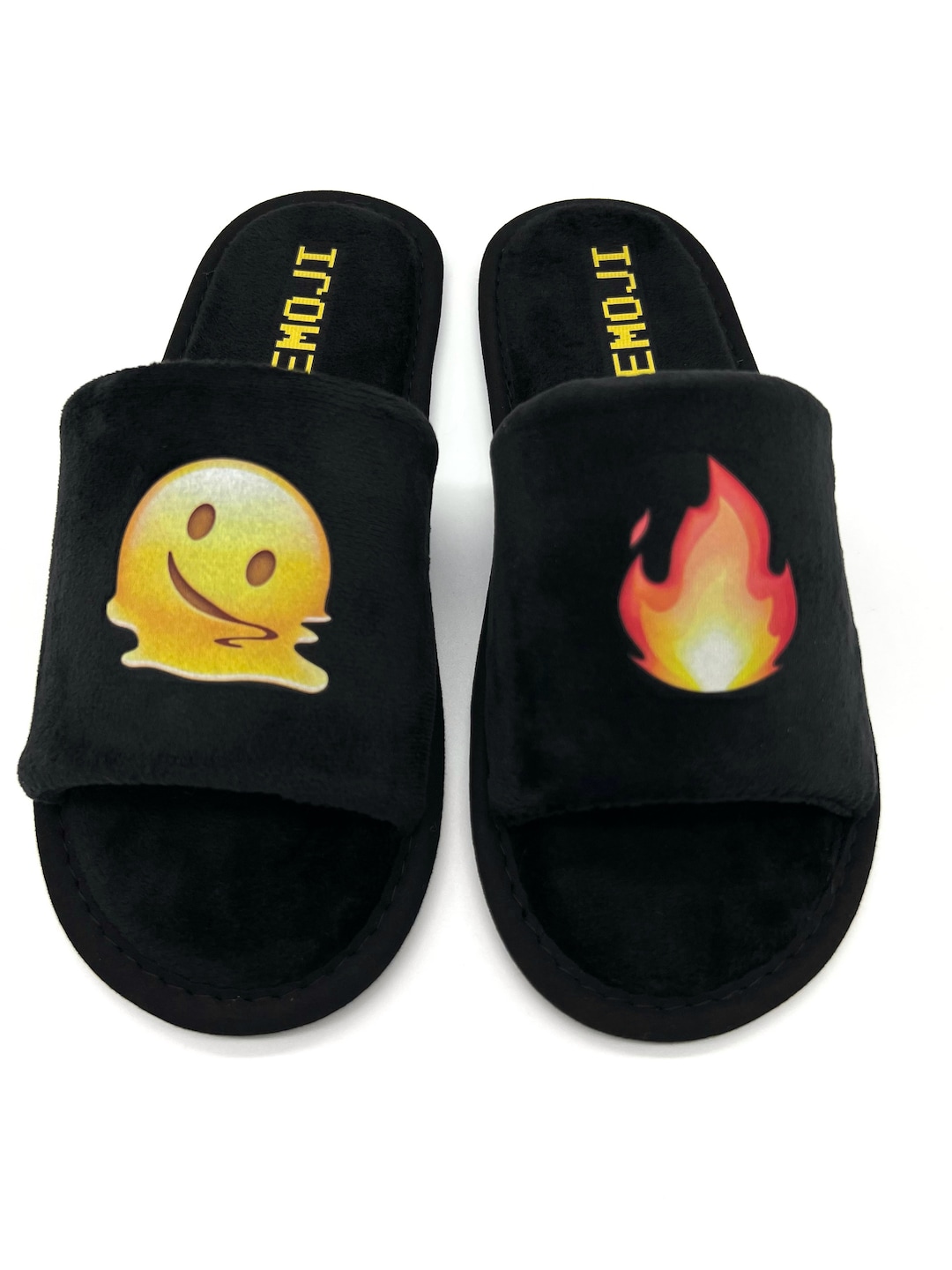 Unique Personalized Emoji House Slippers. Birthday, Anniversary, Mother