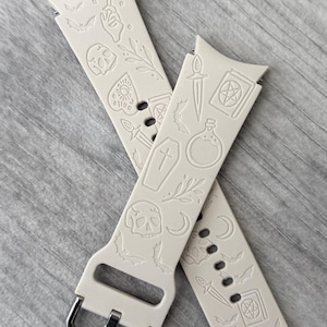 Silikon-Armband für Samsung Galaxy Watch 4/5/6/7/FE in 30 Farben