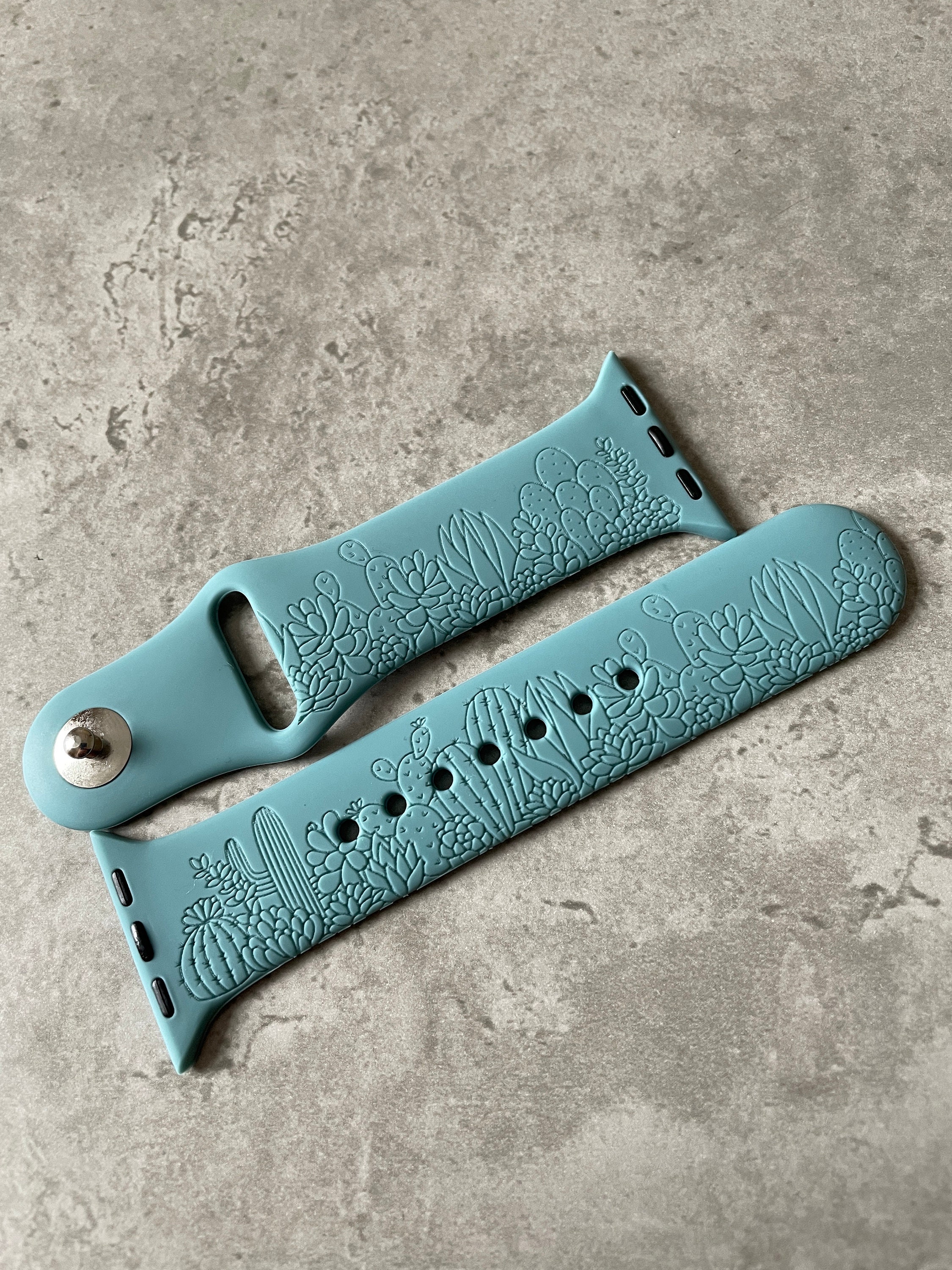 Armband mit Gravur Kaktus fr Apple Watch: Silikon Sportarmband - Etsy.de