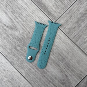 "Graviertes Walhai Design für Apple Watch Silikon Sportarmband - ""Ocean"" Armband." Bild 4