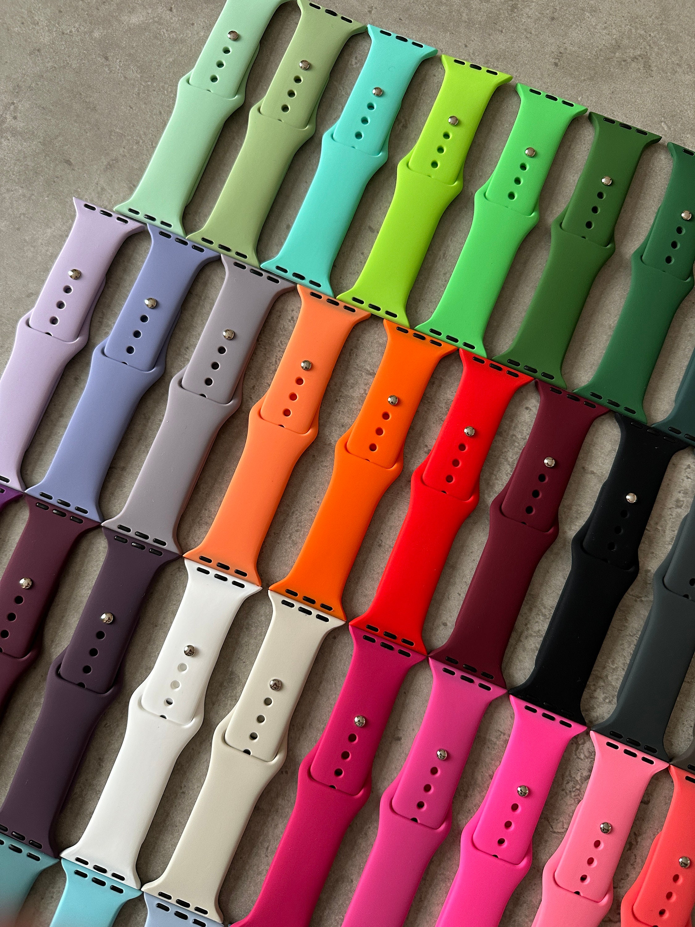 Custom apple watch bands silicone discount