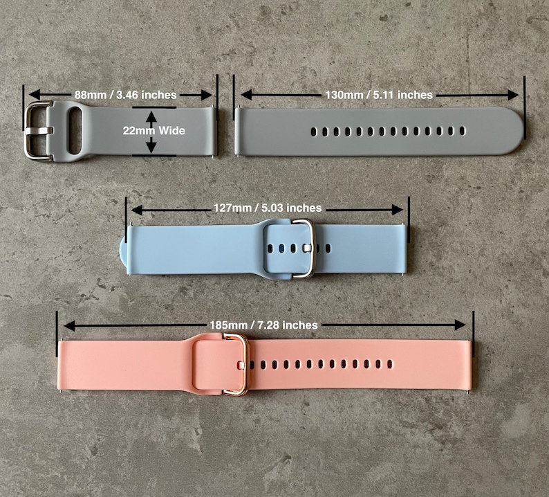 Graverat silikonarmband med den stora vita hajen – 22 mm, 19 färger bild 4