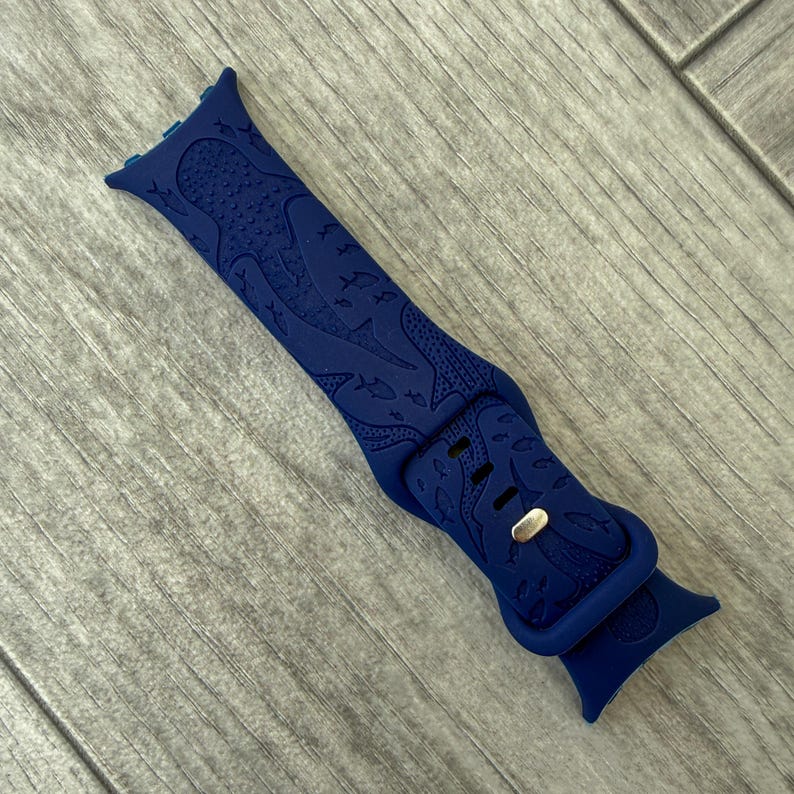 Grawerowany pasek z motywem rekina wielorybiego do zegarka Google Pixel Watch 1, 2, 3, 4 zdjęcie 8