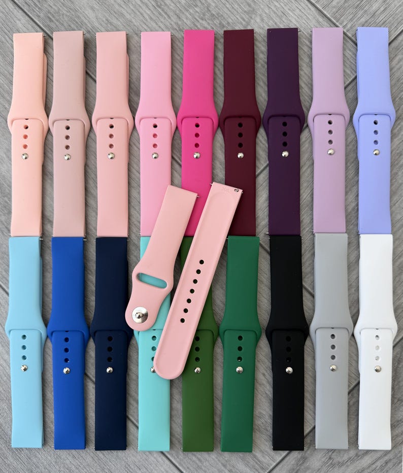 Engraved Witchcraft Silicone Watch Band: 20mm Galaxy, Huawei, Garmin image 9