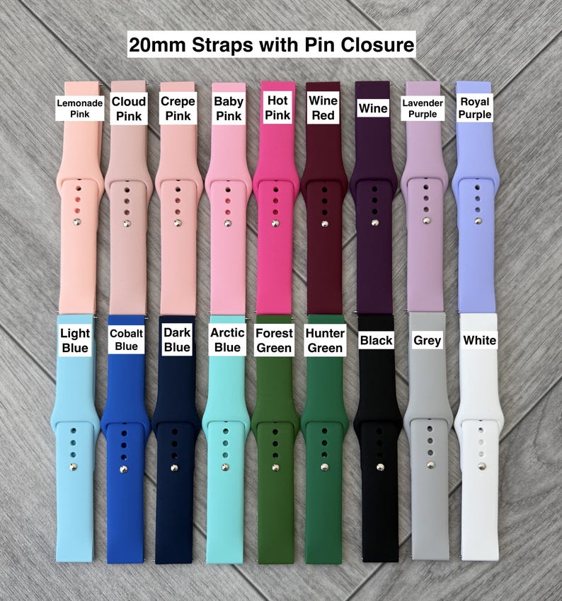 Engraved Witchcraft Silicone Watch Band: 20mm Galaxy, Huawei, Garmin image 3