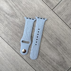 "Graviertes Walhai Design für Apple Watch Silikon Sportarmband - ""Ocean"" Armband." Bild 5