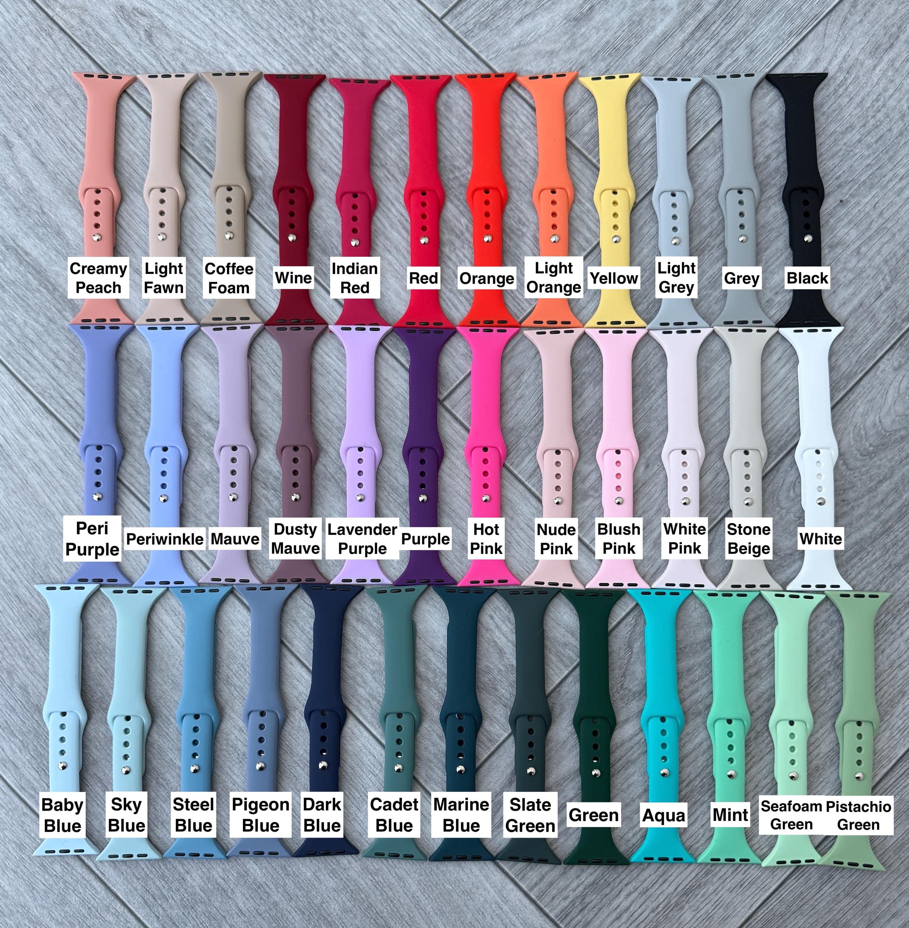 Thin Engraved Apple Watch Band - Etsy